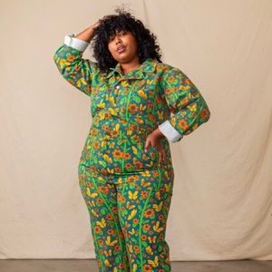Big Bud Press-Butterfly Long Sleeve Jumpsuit